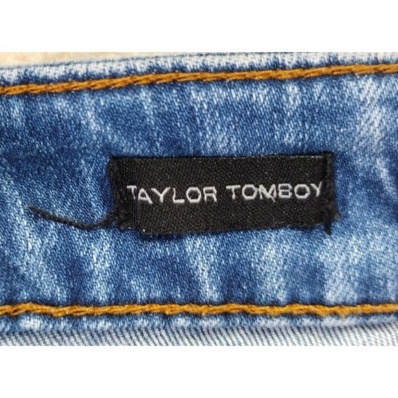 STS BLUE Taylor Tomboy Distressed Blue Denim Jeans Womens Size 24 - Picture 9 of 16